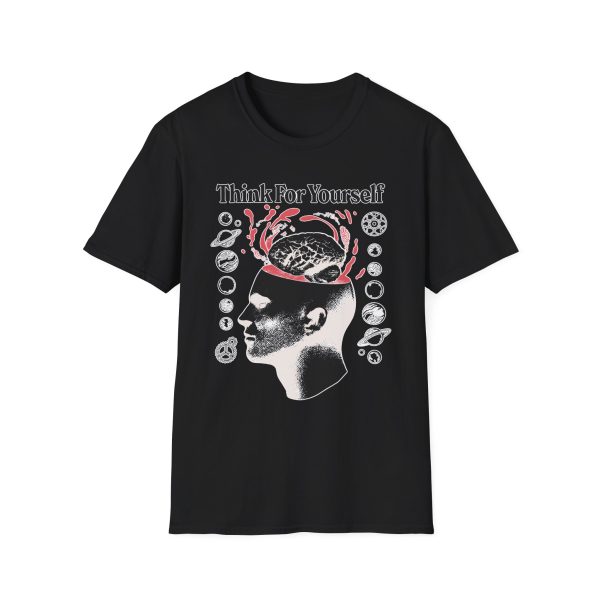 Joe Bart Brain Silhouette Unisex Softstyle T-Shirt